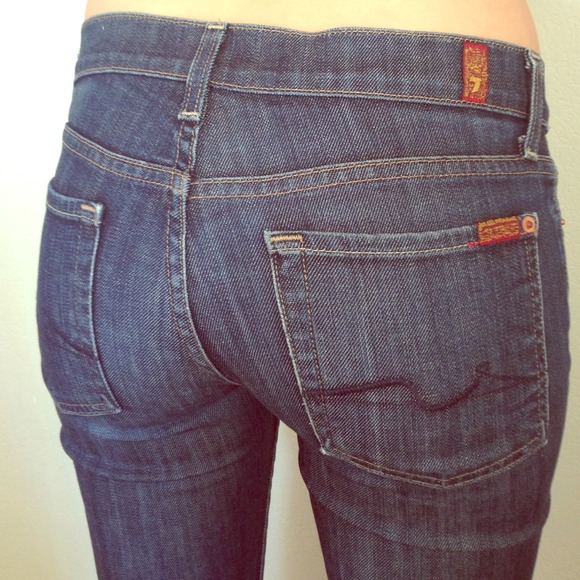 7 for all mankind straight leg jeans! No trades!