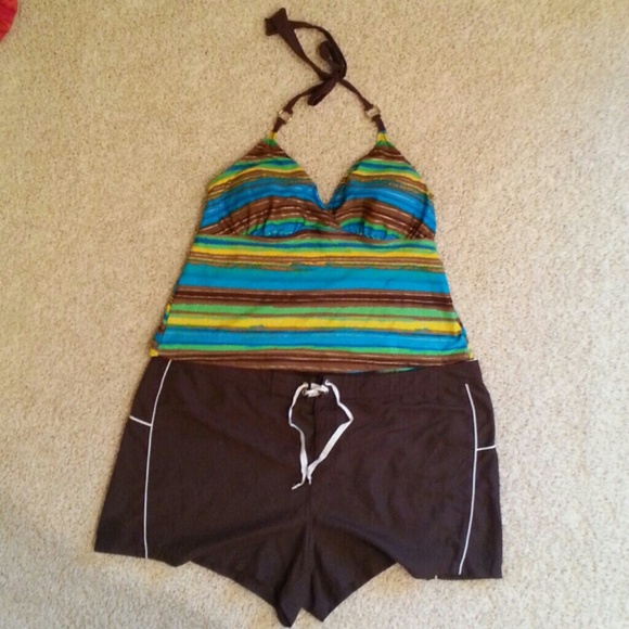 *SOLD* Bathing suit shorts and top