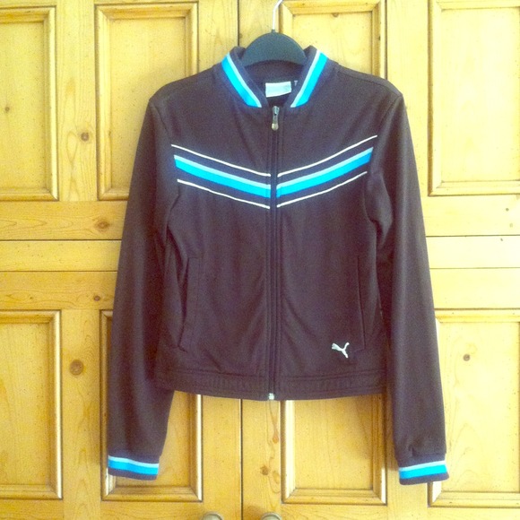 Brown Puma track jacket