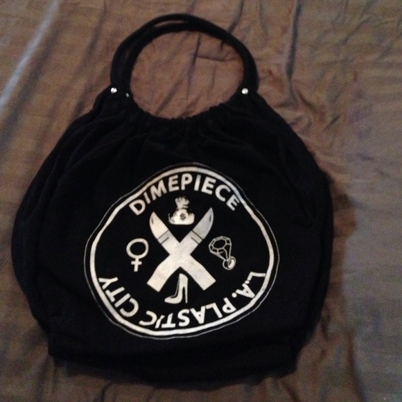 Dimepiece brand black bag