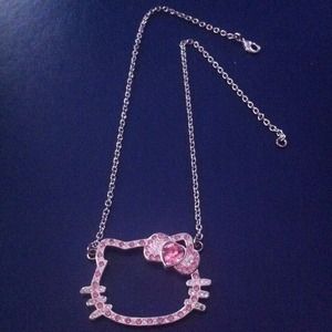SOLD 😻 Silver Hello Kitty Necklace 😽