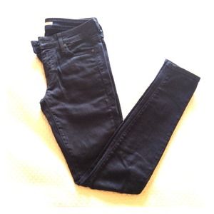 Vince coated skinny jeans