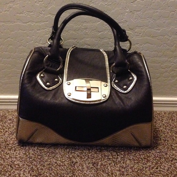 👛REDUCED👛 Very Large Brown & Gold Hobo Handbag