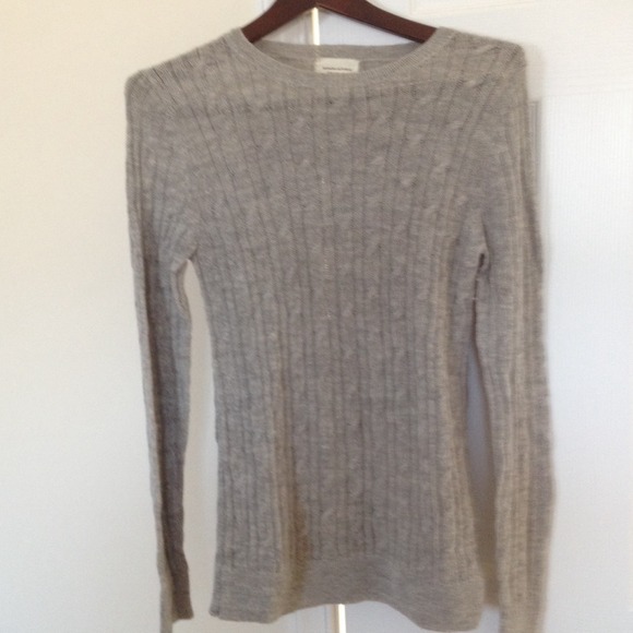 Banana Republic gray alpaca sweater!