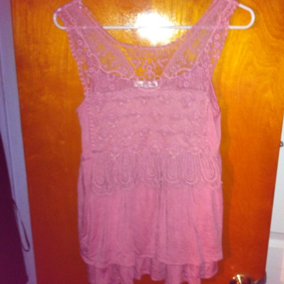 Lacey tank top