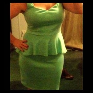 Peplum dress