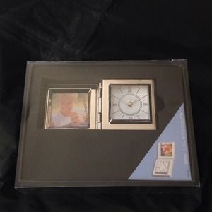 Alarm clock with frame