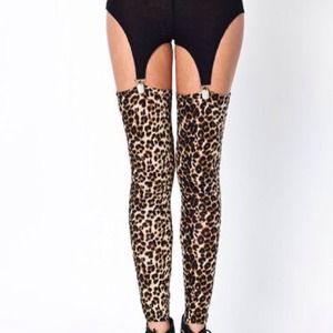 Garter leggings
