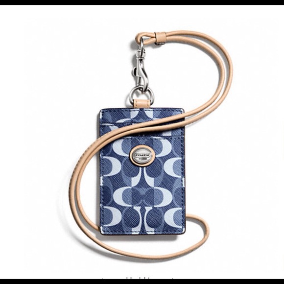 Coach Clutches & Wallets - BNWT COACH PEYTON DREAM C LANYARD ID BADGE