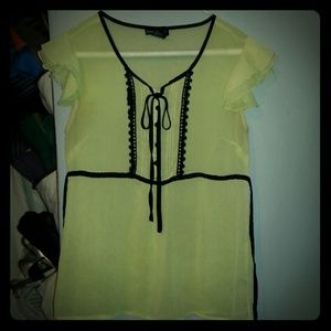 Yellow Vintage Blouse