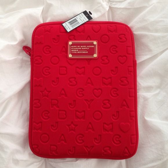 Marc by Marc Jacobs Cherry Red iPad case / sleeve