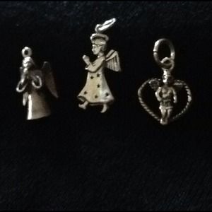THREE Angel Charms