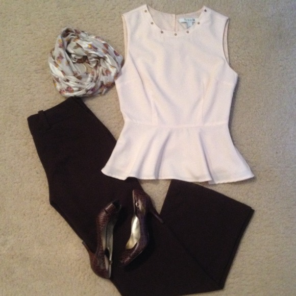 👉$5👈Basic chocolate brown pants