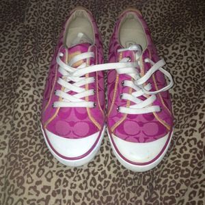 Pink Coach Sneakers