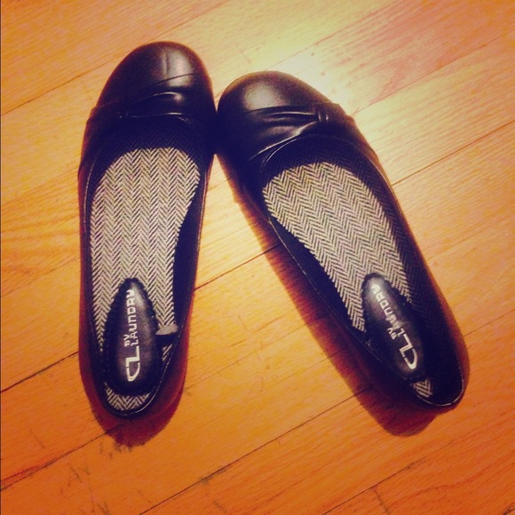 Black fancy flats🎀