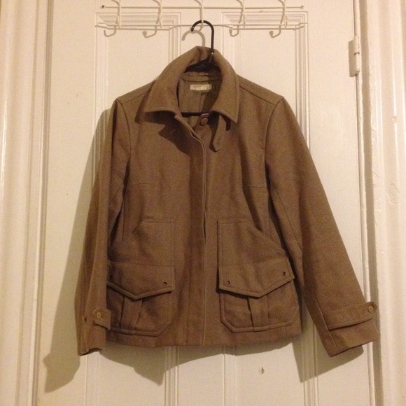 Taupe/brown wool coat