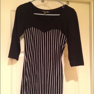 Pinstripe dress