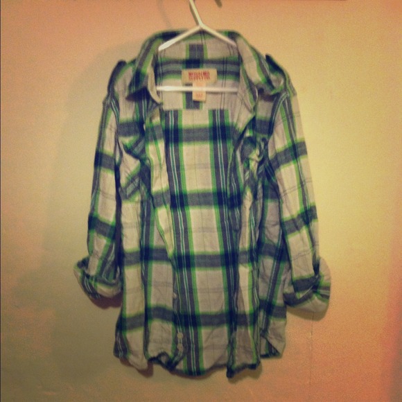Plaid button up