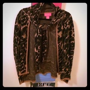 Betsey Johnson leopard cape