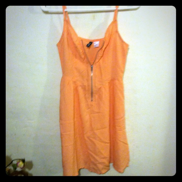 Peach dress