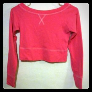 Pink crop top