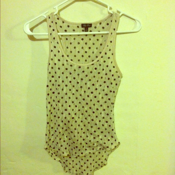 Polka dotted top