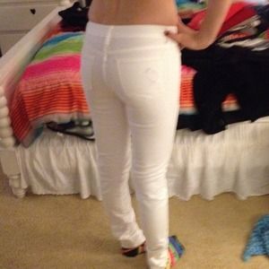 White jeans