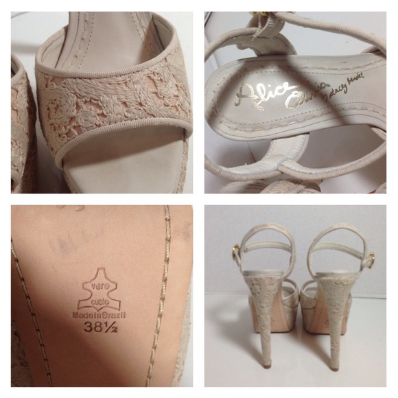 ❌SOLD❌Alice + Olivia Lena Macrame  Platforms - Picture 4 of 4