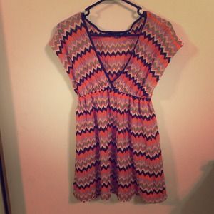 Bright printed dress