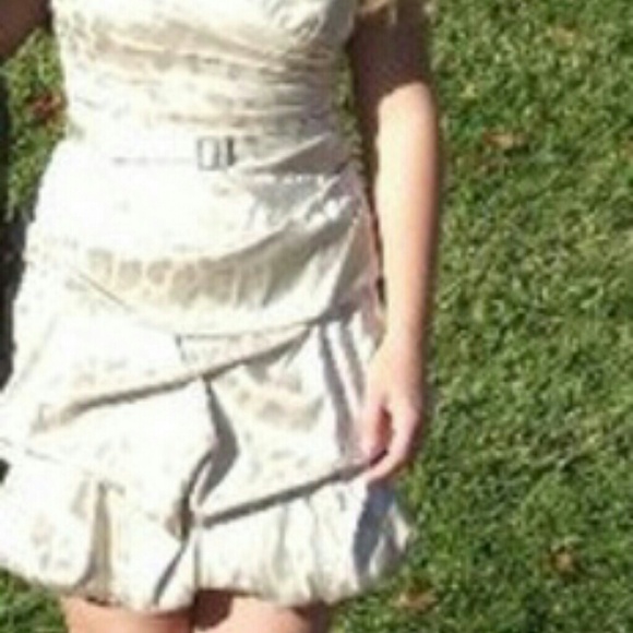 Champagne Homecoming/Prom dress