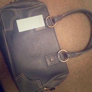 Blue Leather Antonio Melani purse