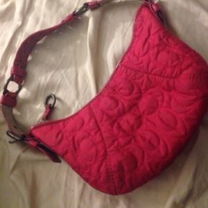 Pink Coach purse