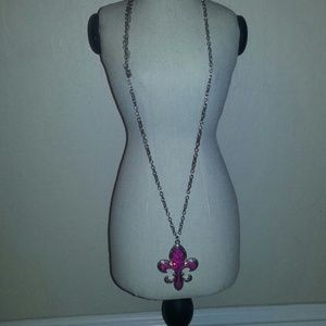 SALE! Pink Glam Medallion Necklace