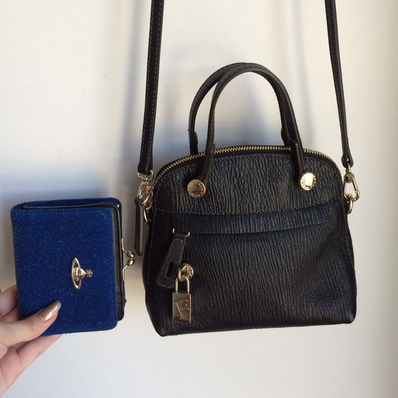 ♥️Furla black mini shoulder bag😍 - Picture 2 of 3