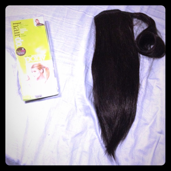Jessica Simpson ponytail extension