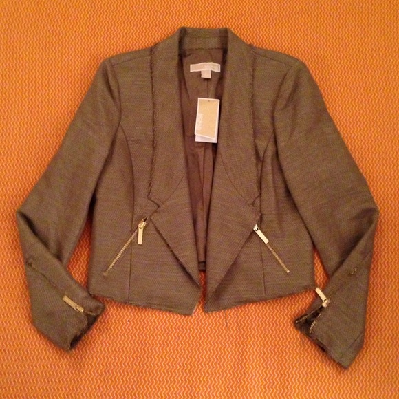 🎉HP 2/6🎉Michael Kors Tweed Cropped Blazer - Picture 2 of 3