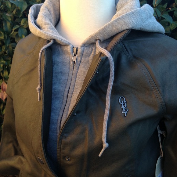 ❎SOLD❎🎉HP🎉Olive obey jacket - Picture 2 of 4