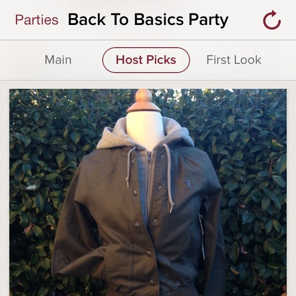 ❎SOLD❎🎉HP🎉Olive obey jacket - Picture 4 of 4