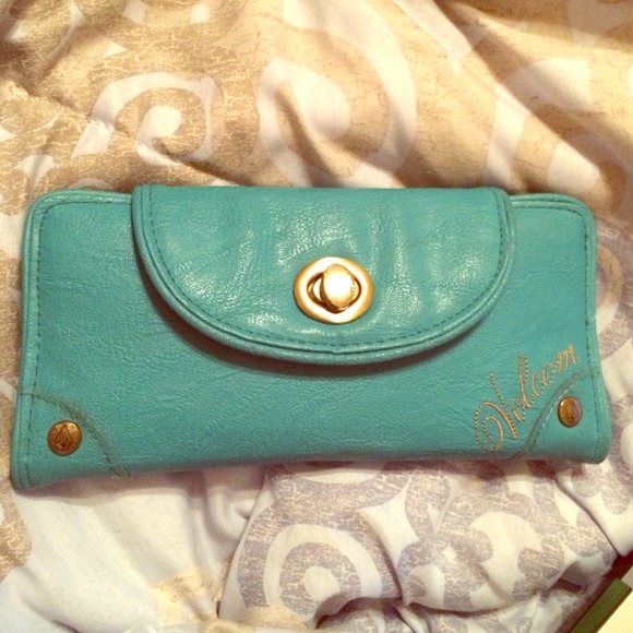 Turquoise Volcom wallet