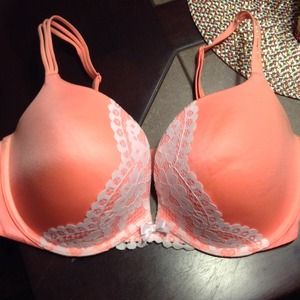 Victoria's Secret tangerine push up leopard bundle