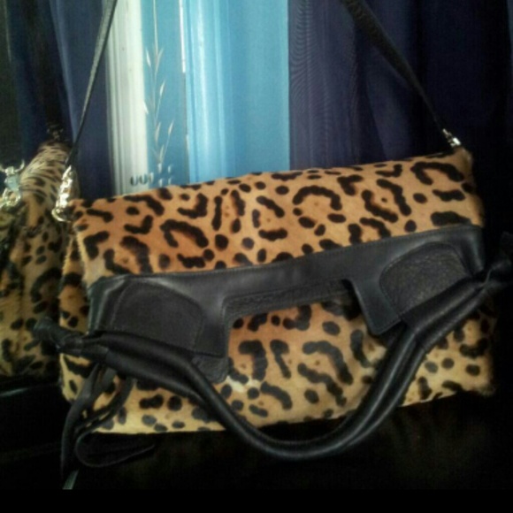 SOLD OUT!!FOLEY & CORINNA MID CITY TOTE IN LEOPARD