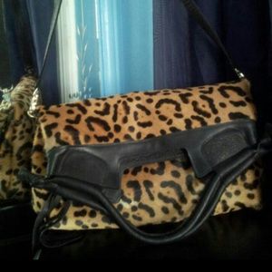 SOLD OUT!!FOLEY & CORINNA MID CITY TOTE IN LEOPARD