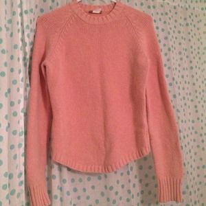 J crew pink sweater