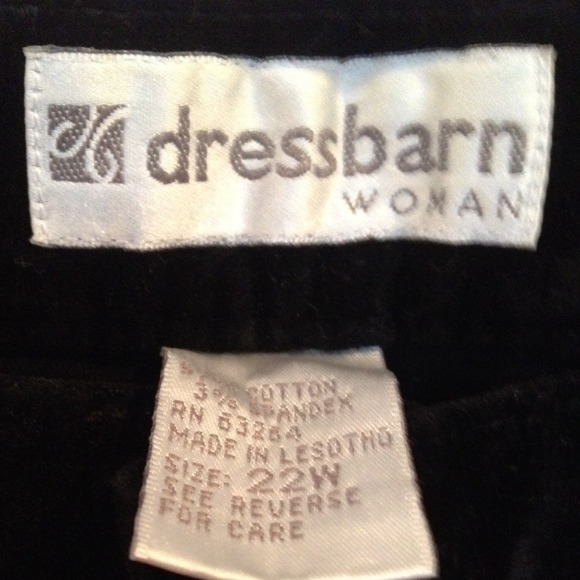 Black Velvet Pants. - Picture 3 of 4