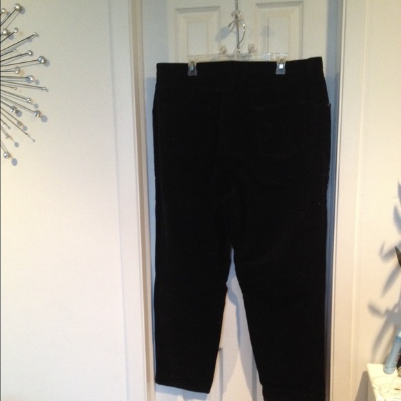 Black Velvet Pants. - Picture 4 of 4