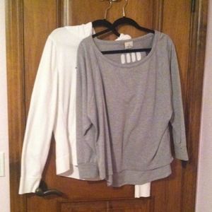 Bundle: Hollister sweatshirt and cross sweater