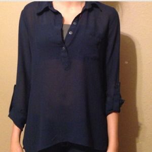 Navy Blouse