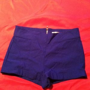 Blue dressy shorts