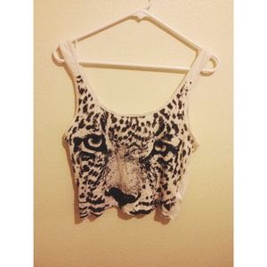 Leopard Crop Tank