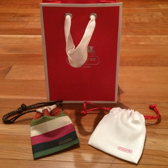SOLD on eBay! Coach Bag and Jewelry Pouches
